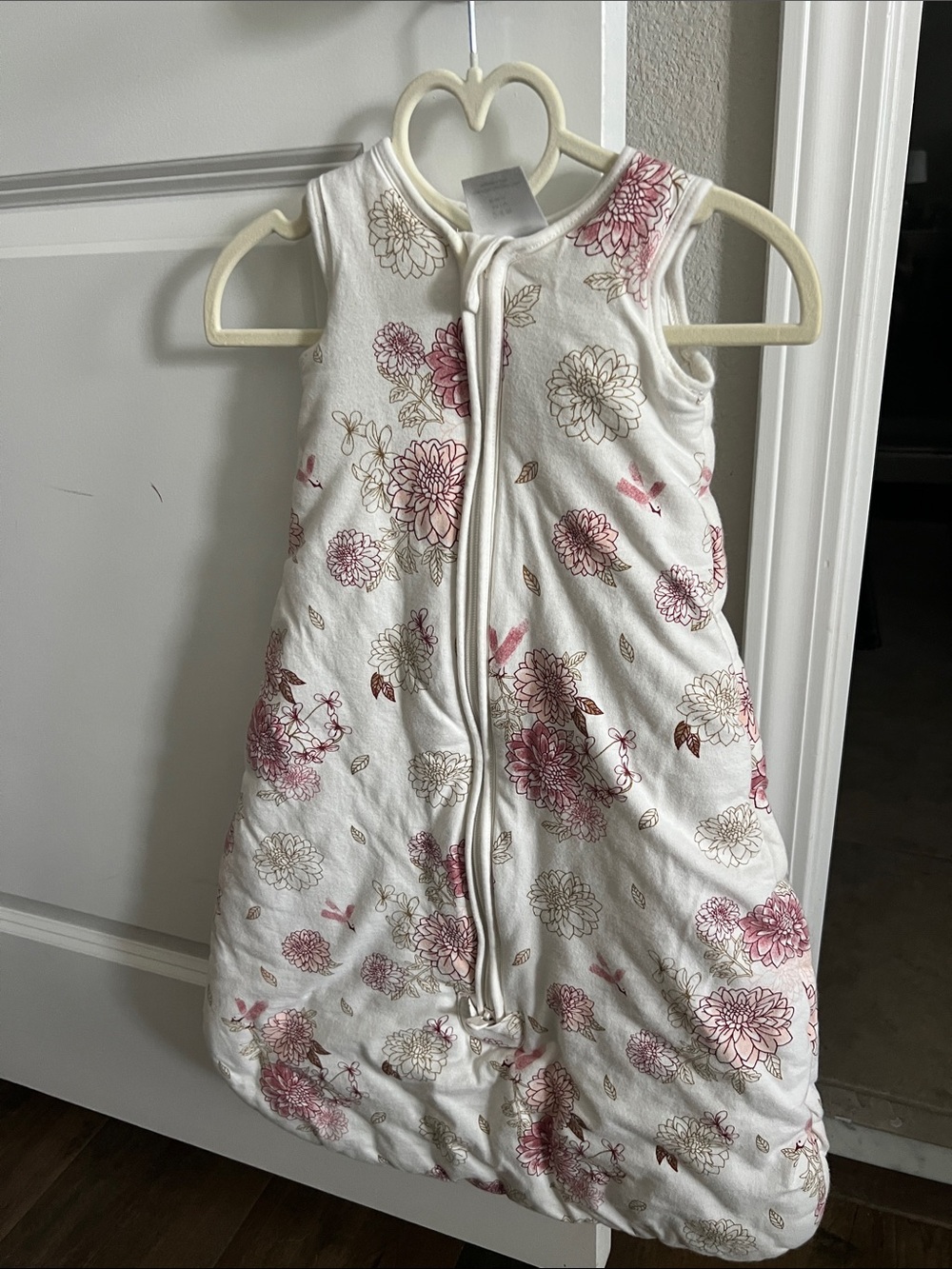 aden + anais Floral Sleep Sack in Pink & Cream